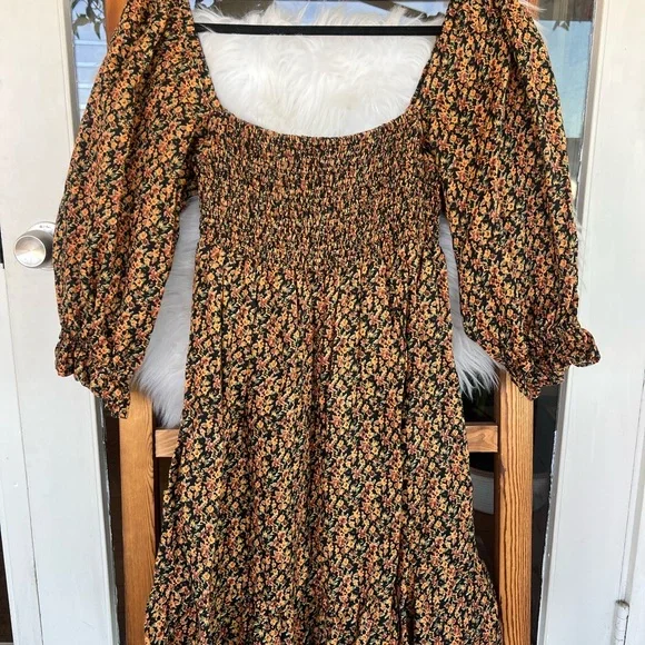 Faithfull the Brand Multicolor Smocked Fabric - Picture 2 of 8